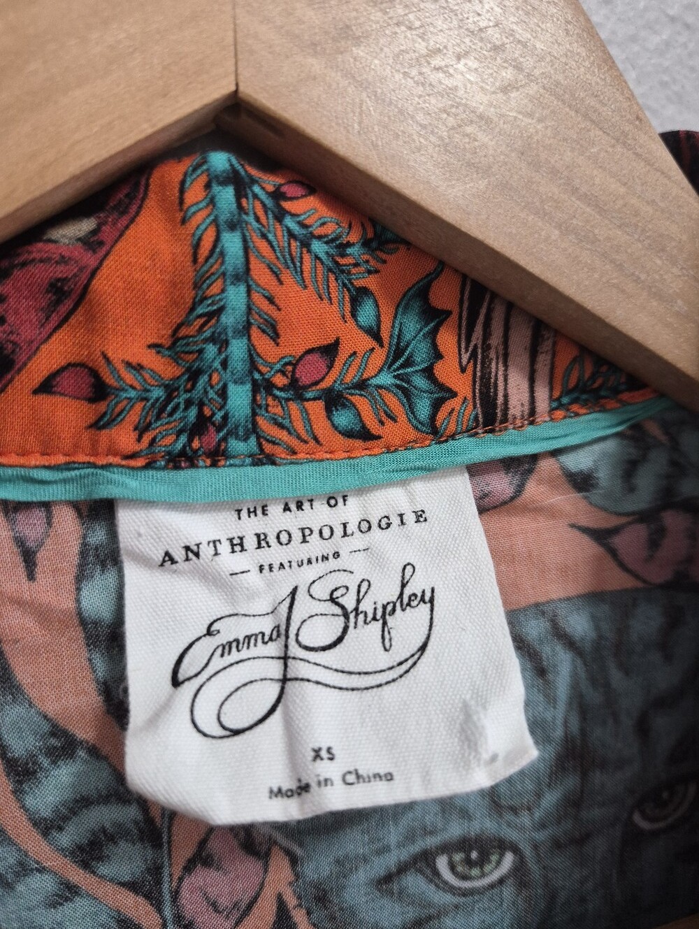 Emma J Shipley The Art of Anthropologie Jungle Pajama Shorts Set Size XS - Picture 3 of 8